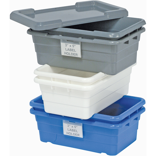 Cross Stack Bins, 11" W x 17.25" D x 12" H, Blue Southpoint Industrial Supply