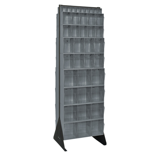 Tip-Out Bins Stand, 23-5/8" W x 16" D x 75" H, 72 Drawers Southpoint Industrial Supply