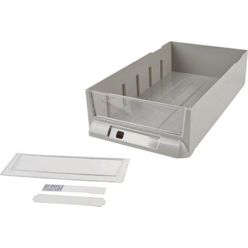 Tiroir de rechange pour armoires de pi&egrave;ces KPC-100, Plastique, 6-3/8" la x 11-3/10" p, 2-11/16" h, Gris Southpoint Industrial Supply