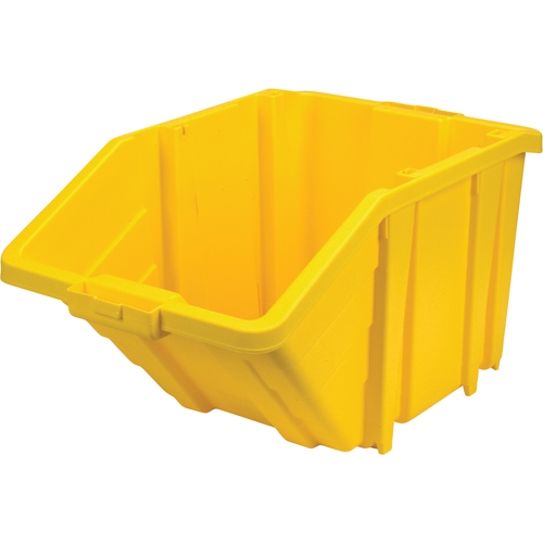 Bac g&eacute;ant en plastique, 15-1/2" la x 13" H x 25" p, Jaune, Capacit&eacute; 200 lb Southpoint Industrial Supply
