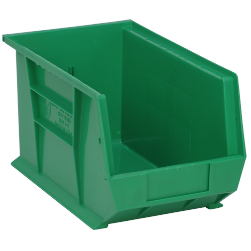 Bacs ultra empilable & suspendable, 8-1/4" la, 8" h x 13-5/8" p, Vert Southpoint Industrial Supply