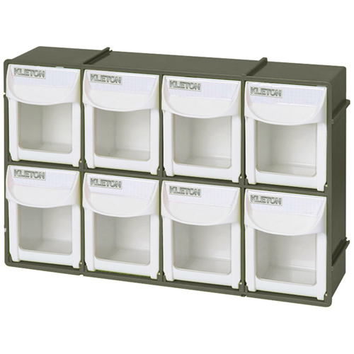 Heavy-Duty Tilt Bin, 11-3/4" W x 2-3/4" D x 7-7/8" H, 8 Drawers Southpoint Industrial Supply