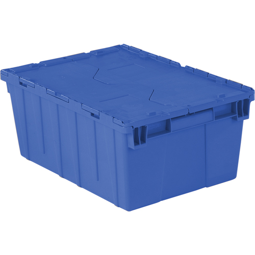 Contenants de distribution Flipak en plastique poly&eacute;thyl&egrave;ne (PE), 21,9" x 15,2" x 9,3", Bleu Southpoint Industrial Supply
