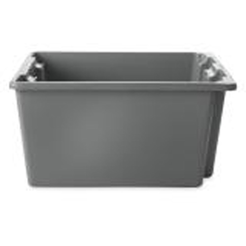 Stack & Nest Palletote Box, 10" x 15.5" x 19.5", Grey Southpoint Industrial Supply