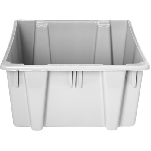Stack & Nest Palletote Box, 13" x 15.5" x 19.5", Grey Southpoint Industrial Supply