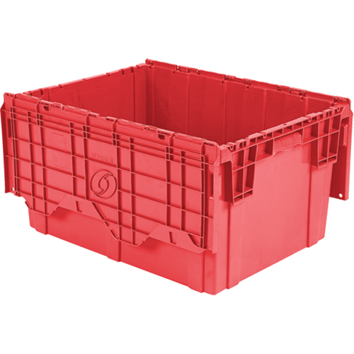 Contenants de distribution Flipak en plastique poly&eacute;thyl&egrave;ne (PE), 27,9" x 20,9" x 15,2", Rouge Southpoint Industrial Supply