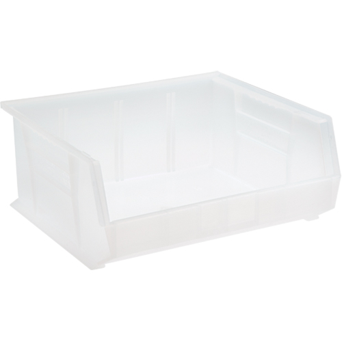 Bac transparent ultra empilable & suspendable, 16-1/2" la, 7" h x 14-3/4" p, Transparent Southpoint Industrial Supply