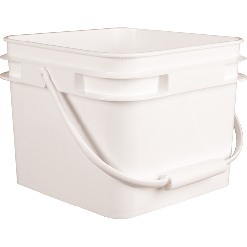 Seau carr&eacute;, Plastique, 2,1 gal. Southpoint Industrial Supply