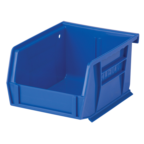 Stack & Hang Bin, 4-1/8" W x 3" H x 5-3/8" D, Blue Southpoint Industrial Supply
