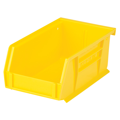 Stack & Hang Bin, 4-1/8" W x 3" H x 7-3/8" D, Yellow Southpoint Industrial Supply