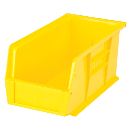 Bac empilable & &agrave; suspendre, 5-1/2" la, 5" h x 10-7/8" p, Jaune Southpoint Industrial Supply