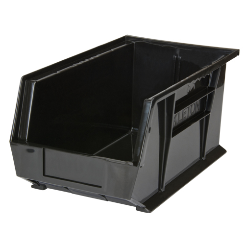 Stack & Hang Bin, 8-1/4" W x 7" H x 14-3/4" D, Black Southpoint Industrial Supply