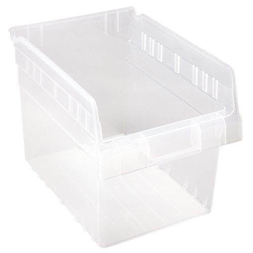 Bacs pour &eacute;tag&egrave;re Store-Max, 8-3/8" la x 8" H x 11-5/8" p, Transparent, Capacit&eacute; 44 lb Southpoint Industrial Supply