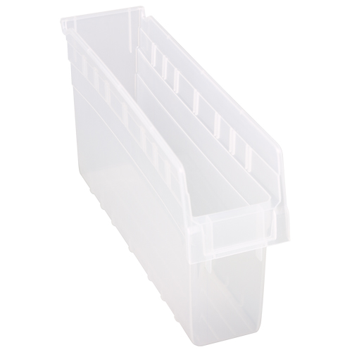 Bacs pour &eacute;tag&egrave;re Store-Max, 4-3/8" la x 8" H x 17-7/8" p, Transparent, Capacit&eacute; 56 lb Southpoint Industrial Supply