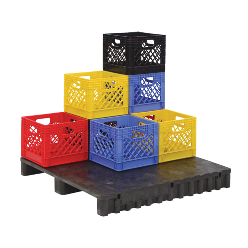 Caisse en plastique pour produits laitiers Southpoint Industrial Supply