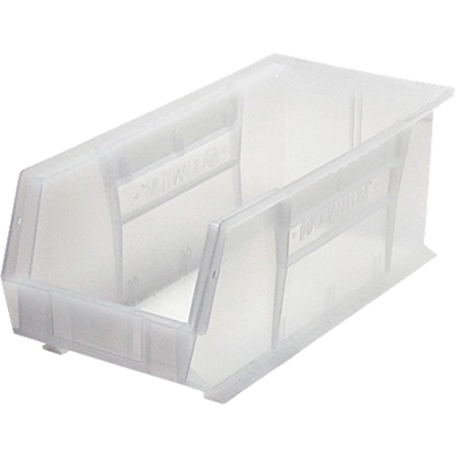Ultra Stack & Hang Bin, 8-1/4" W x 7" H x 18" D, Clear Southpoint Industrial Supply