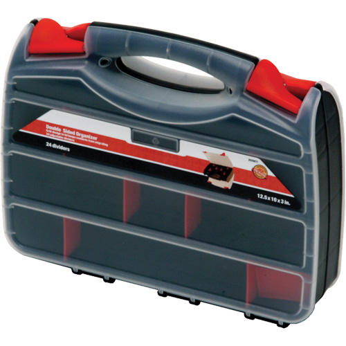 Boîte &agrave; compartiments en plastique, 10,25" la x 12,25" p x 3" h, 32 compartiments Southpoint Industrial Supply