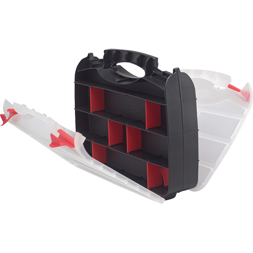 Boîte &agrave; compartiments en plastique, 10,25" la x 12,25" p x 3" h, 32 compartiments Southpoint Industrial Supply
