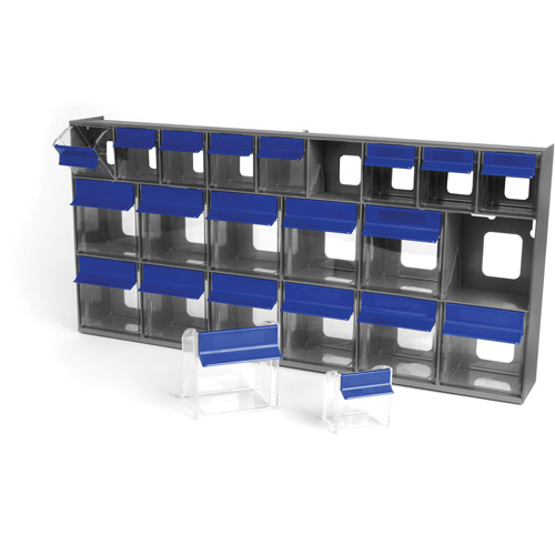 Compartiments pour bacs inclinables, 23-5/8" la x 3-5/8" p x 11-1/6" h, 21 tiroirs Southpoint Industrial Supply