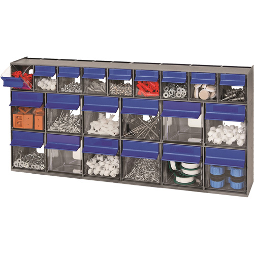 Compartiments pour bacs inclinables, 23-5/8" la x 3-5/8" p x 11-1/6" h, 21 tiroirs Southpoint Industrial Supply
