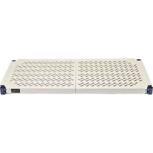 &eacute;tag&egrave;re en fils m&eacute;talliques avec tablettes en plastique, Cadre en fils m&eacute;talliques avec tablettes en plastique, Sans boulons, Capacit&eacute; 600 lb, 30" la x 72" h x 18" p Southpoint Industrial Supply