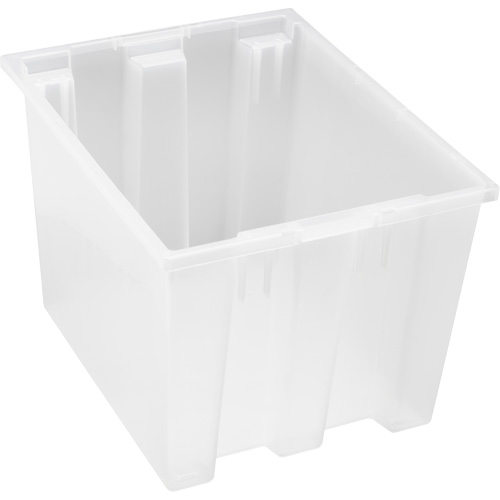 Contenant robuste Stack & Nest, 13" x 15,5" x 19,5", Transparent Southpoint Industrial Supply