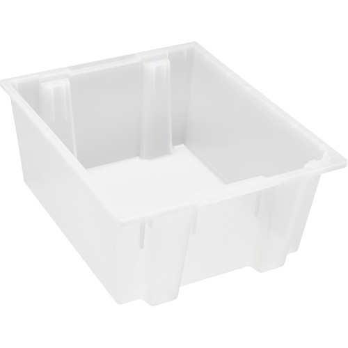 Contenant robuste Stack & Nest, 10" x 19,5" x 23,5", Transparent Southpoint Industrial Supply