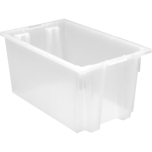 Contenant robuste Stack & Nest, 12" x 19,5" x 23,5", Transparent Southpoint Industrial Supply