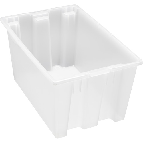 Contenant robuste Stack & Nest, 15" x 19,5" x 29,5", Transparent Southpoint Industrial Supply