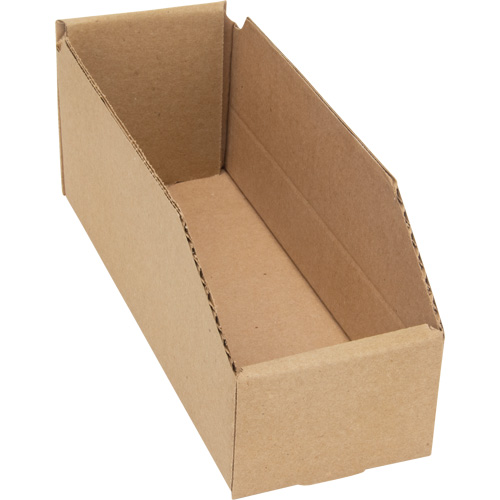 Deep Corrugated Parts Bins, 3-3/4" W x 11-1/4" D x 4-1/2" H, Beige Southpoint Industrial Supply