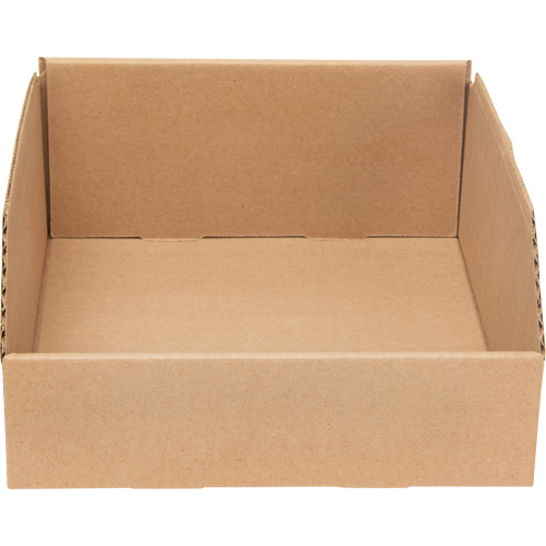 Deep Corrugated Parts Bins, 9-3/4" W x 11-1/4" D x 4-1/2" H, Beige Southpoint Industrial Supply