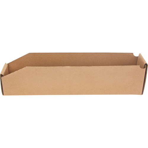 Deep Corrugated Parts Bins, 1-7/8" W x 17-1/8" D x 4-1/2" H, Beige Southpoint Industrial Supply