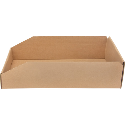 Deep Corrugated Parts Bins, 9-3/4" W x 17-1/4" D x 4-1/2" H, Beige Southpoint Industrial Supply