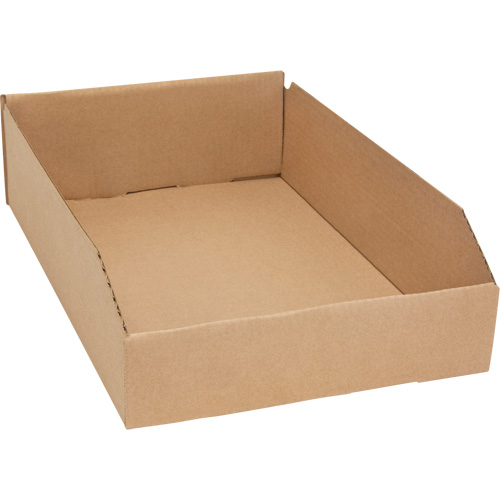 Deep Corrugated Parts Bins, 11-3/4" W x 17-1/4" D x 4-1/2" H, Beige Southpoint Industrial Supply