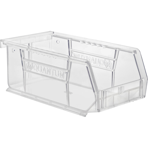 Crystal Clear Ultra Bins, 4-1/8" W x 3" H x 7-3/8" D, Clear Southpoint Industrial Supply