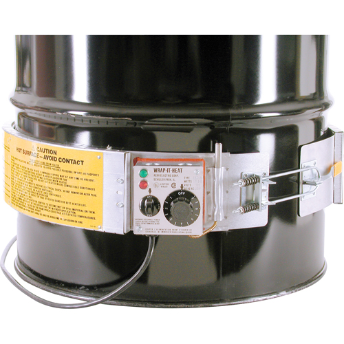 Chauffe-barils &agrave; thermostat, Barils en acier, 5 gal. US (4,16 gal. imp.), 200°F - 400°F, 120 V Southpoint Industrial Supply