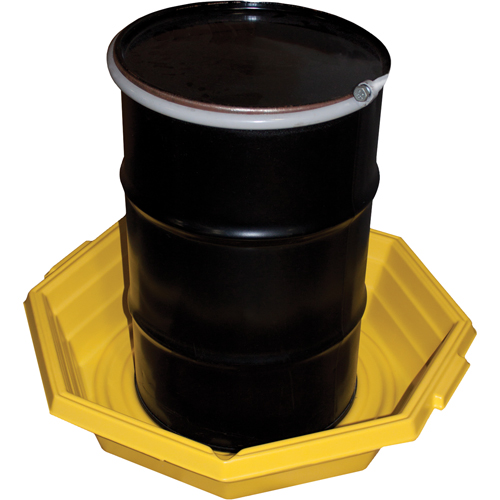 Drums-up Trays, 37.5" L x 37.5" W x 7.5" H, 20 US gal. Spill Capacity Southpoint Industrial Supply