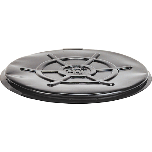 Protective Drum Lids, Open Top, Fits: 55 US gal (45 imp. gal.), Black Southpoint Industrial Supply