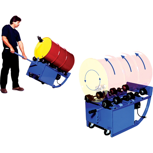 M&eacute;langeurs portatifs, 55 gal. US (45 gal. imp.) Capacit&eacute;, Vitesse fixe, 0,5 CV Southpoint Industrial Supply