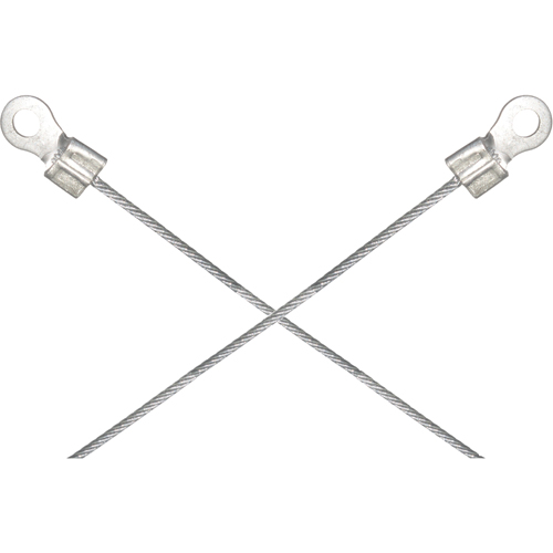 Assemblages l&eacute;gers de cables de masse et de mise &agrave; la terre - Deux raccordements a/borne d'extr&eacute;mit&eacute; de 1/4" Southpoint Industrial Supply