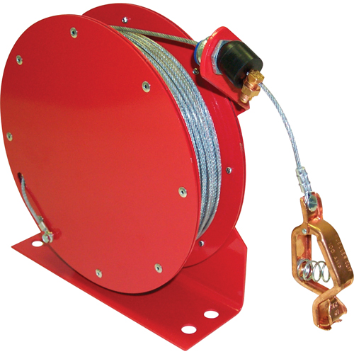 Retractable Grounding Wires, 50' Length, Heavy-Duty Southpoint Industrial Supply