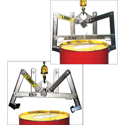 Automatic Vertical Drum Lifters, 55 US gal. (45 Imperial Gal.), 1000 lbs./454 kg. Cap. Southpoint Industrial Supply