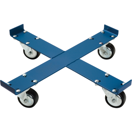 Drum Dolly, Steel, 1000 lbs. Capacity, 24" Diameter, Polyurethane Casters Southpoint Industrial Supply