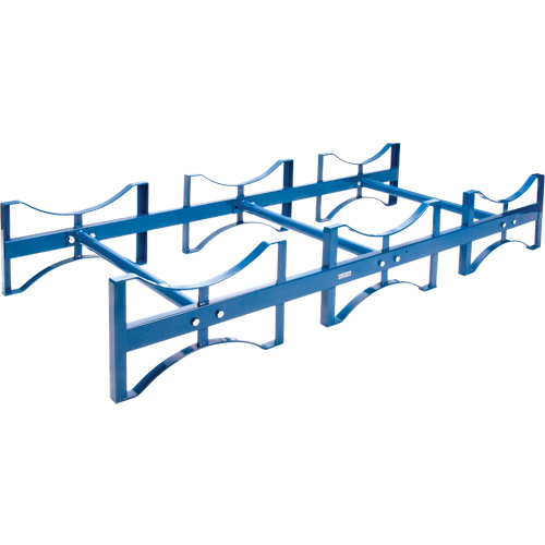Drum Stacking Rack, 3 Drums, 2400 lbs. Capacity, 71-1/2" W x 30" D x 12-1/2" H Southpoint Industrial Supply
