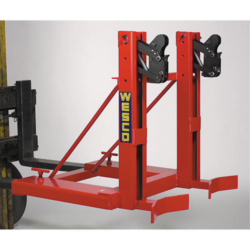 Manipulateurs de baril Gator Grip pour chariot &eacute;l&eacute;vateur, Pour 30 gal. US (25 gal. imp.) / 50 gal. US (41.6 gal. imp.) / 80 gal. US (66.6 gal. imp.) Southpoint Industrial Supply