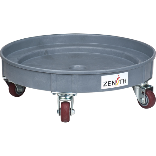 Leak Containment Drum Dolly, 24.25" dia. X 7.625" H, 1.5 US Gal. Spill Cap. Southpoint Industrial Supply