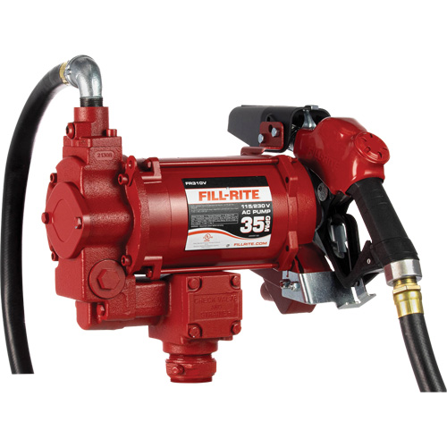 Pompes c. a. utilitaires &agrave; soupape rotative avec embout, 115/230 V, 35 gal./min Southpoint Industrial Supply
