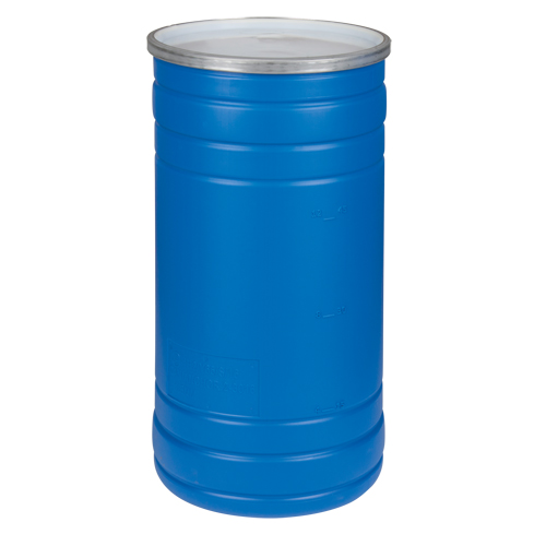 Polyethylene Drums, 15.5 US gal (12.91 imp. Gal.), Open Top, Blue Southpoint Industrial Supply