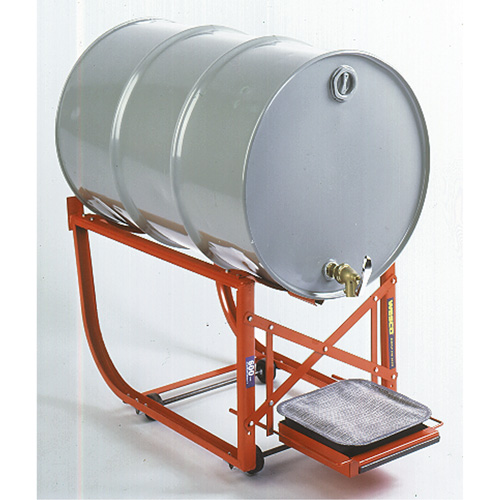 Drum Cradle with Drip Tray, 55 US gal. (45 Imperial Gal.) Capacity, 600 lbs./272 kg Load Limit Southpoint Industrial Supply