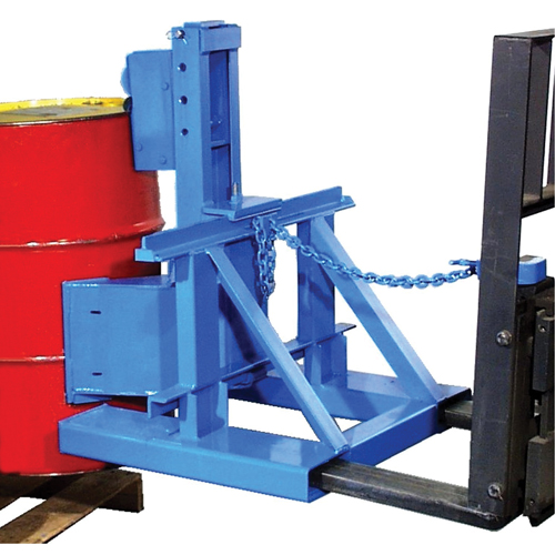 Manipulateur de barils MORSPEED 1500 pour chariot &eacute;l&eacute;vateur, Pour 55 gal. US (45 gal. imp.) Southpoint Industrial Supply